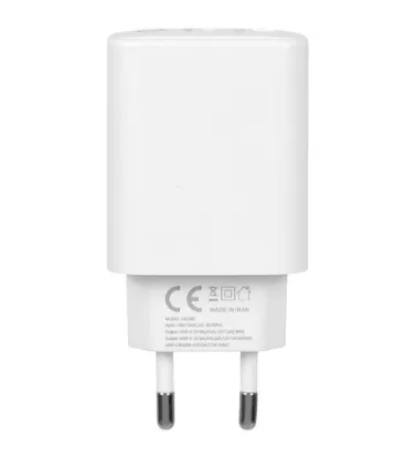 تصویر  شارژر دیواری تی وان 20 وات مدل HD06E