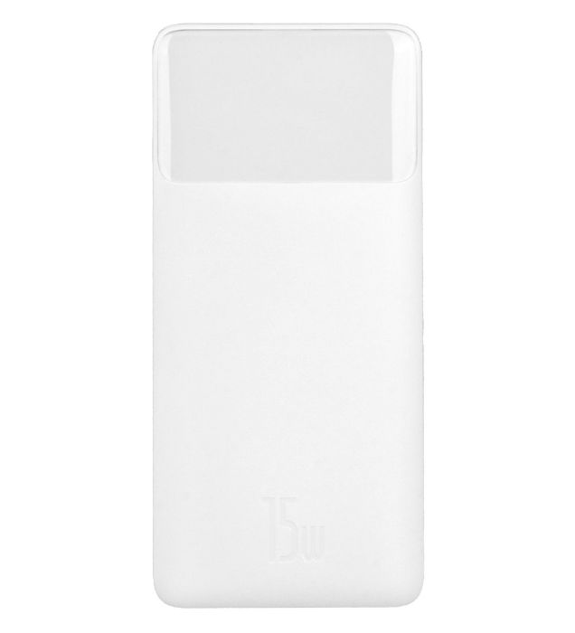 تصویر  پاوربانک باسئوس فست شارژ 15W مدل PPBD10 ظرفیت 10000 میلی‌آمپر ساعت