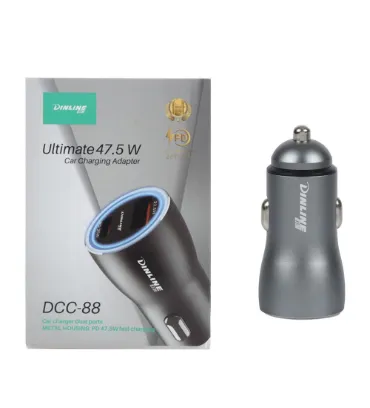 تصویر  شارژر فندکی دینلاین مدل DCC-88 توان 47.5 وات