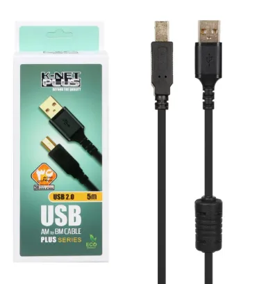 تصویر  کابل پرینتر 5 متری کی نت پلاس USB 2.0 مدل KP-CUPA2050