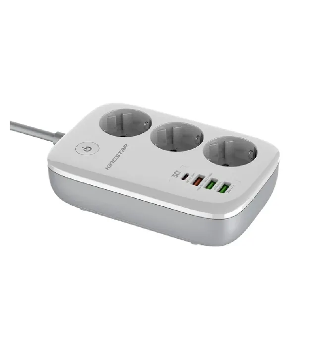 تصویر  چندراهی برق کینگ استار مدل KPS 5170 3AC 2500W - 3P/USB - 1P/C ( 30W ) PD