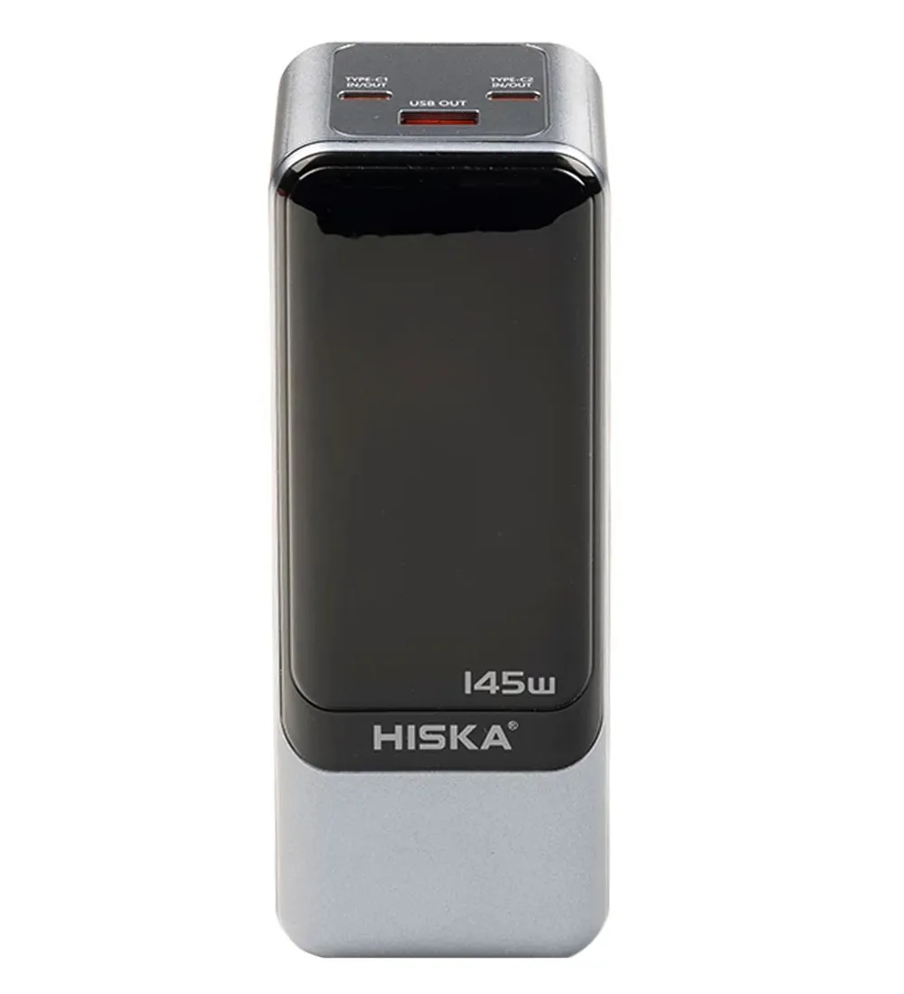 تصویر  پاوربانک هیسکا فست شارژ 145W مدل HP-225PD ظرفیت 27000 میلی آمپر ساعت