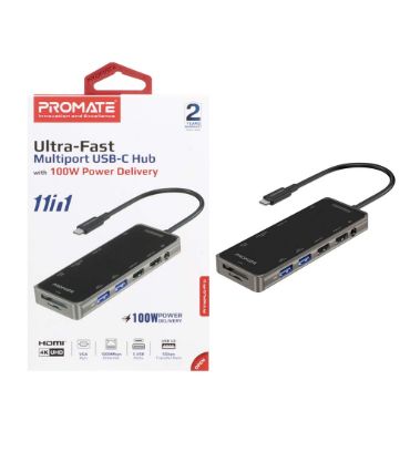 هاب 11 پورت پرومیت Type-C مدل PrimeHub-Pro