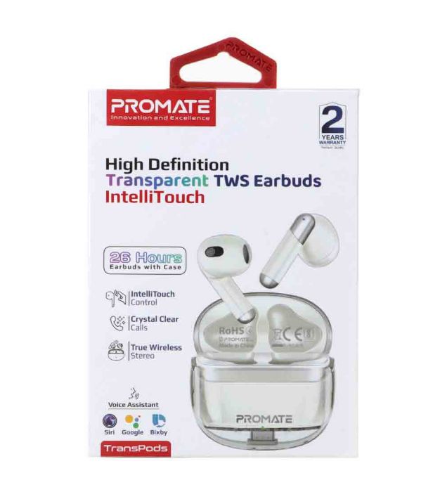 تصویر  ایرفون بی سیم پرومیت مدل TransPods