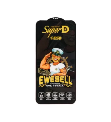 تصویر  گلس گوشی اپل آیفون 6 پلاس / 8 پلاس / 6 اس پلاس / 7 پلاس ایویسل مدل Full Cover Super D Esd