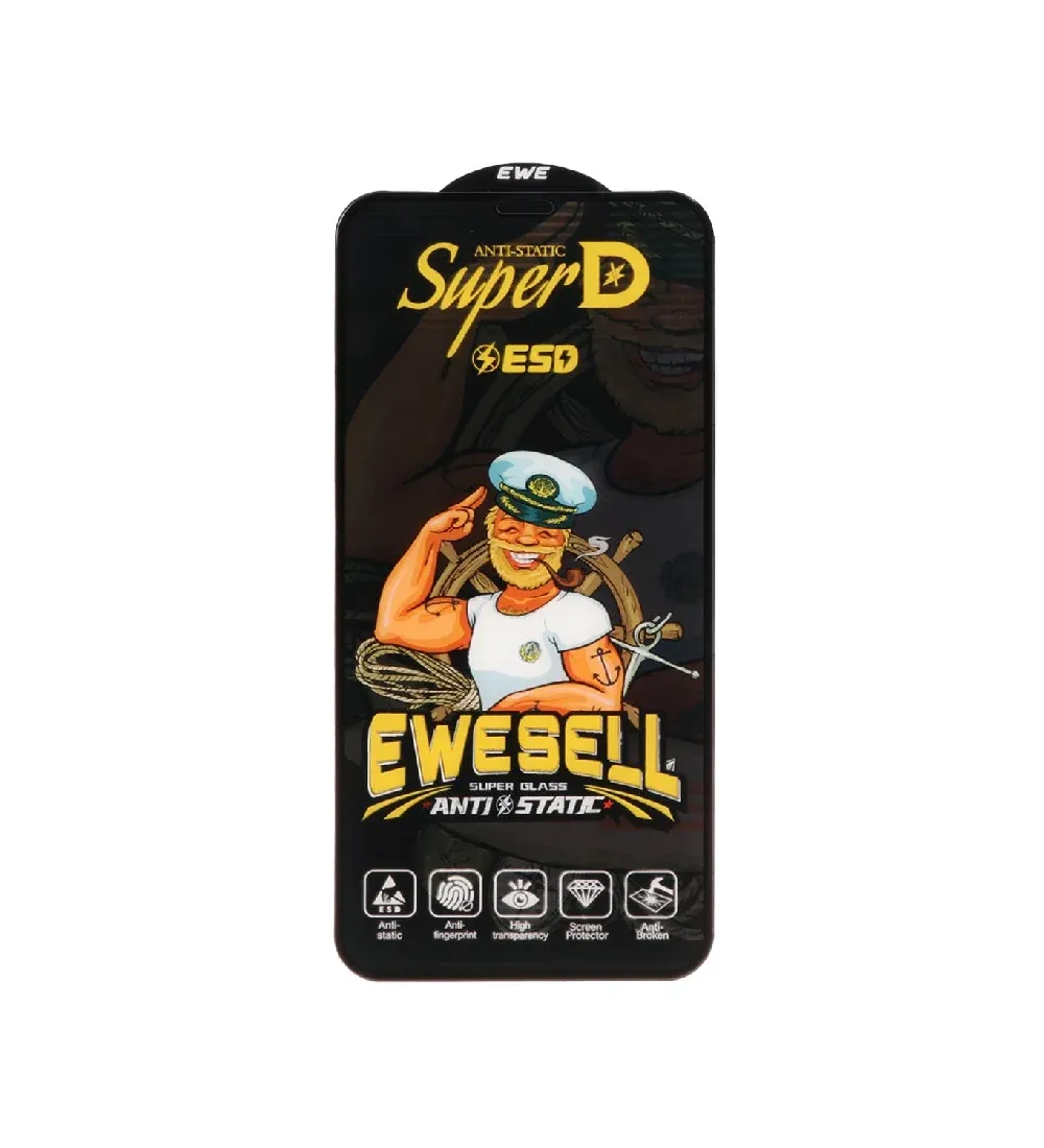 تصویر  گلس گوشی اپل آیفون 13 /13 پرو / 14 ایویسل Full Cover Super D Esd