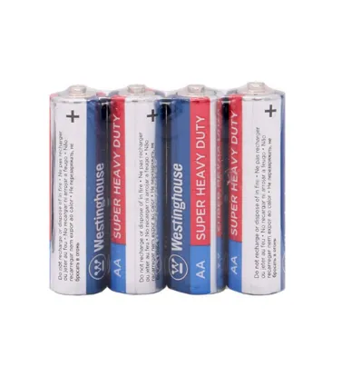 تصویر  باتری قلمی وستینگهاوس مدل Super Heavy Duty شرینگ بسته 4 عددی