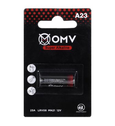 تصویر  باتری ریموت کنترل OMV مدل Super Alkaline LRV08 23A