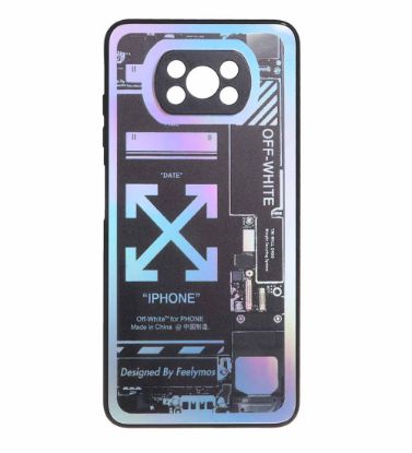 تصویر  قاب هولوگرامی هفت رنگ برای گوشی شیائومی Poco X3 / Poco X3 Pro / Poco X3 NFC - طرح 133