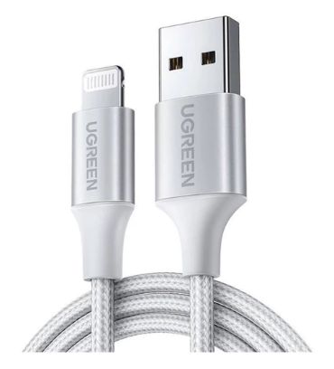کابل شارژ لایتنینگ به USB-A یوگرین مدل US199 طول 2 متر
