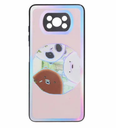 تصویر قاب هولوگرامی هفت رنگ برای گوشی شیائومی Poco X3 / Poco X3 Pro / Poco X3 NFC - طرح 126
