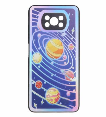 قاب هولوگرامی هفت رنگ برای گوشی شیائومی Poco X3 / Poco X3 Pro / Poco X3 NFC - طرح 124