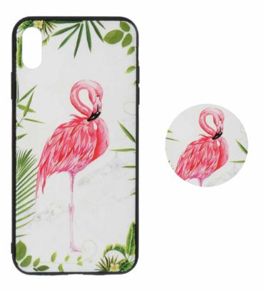 قاب سوزنی طرح دار پاپ سوکت دار برای گوشی اپل Apple iPhone X Max / XS Max - طرح 405