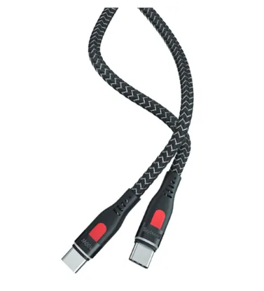 تصویر  کابل تبدیل USB-C به USB-C سی بای مدل K3-PD-C طول 1 متر