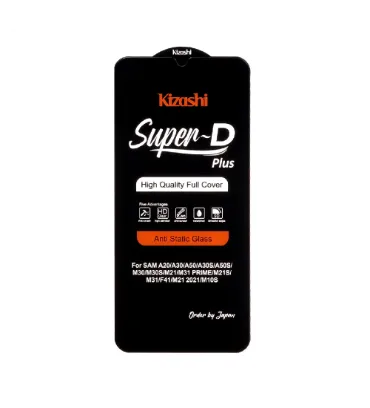 تصویر  گلس گوشی A20 / A30 / A30S / A50 / A50S / M10S / M21 / M21S / M30 / M30S / M31 / Redmi Note 7 / Note 7 pro / Note 7s / Honor 9a / Y6p کیزاشی مدل Full Cover SuperD Plus