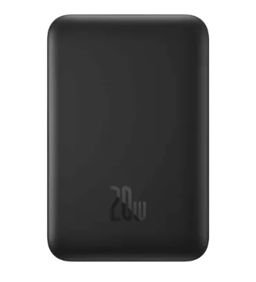 تصویر  پاوربانک باسئوس 30W مدل  Magnetic Mini Wireless PPCX110 ظرفیت 10000 میلی آمپر ساعت با کابل 30 سانتی متری