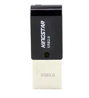 تصویر فلش مموری OTG کینگ استار مدل S20 USB2.0 ظرفیت 64 گیگابایت