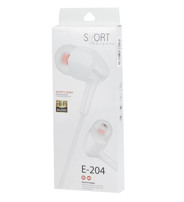 تصویر  هندزفری سیمی مدل E-204