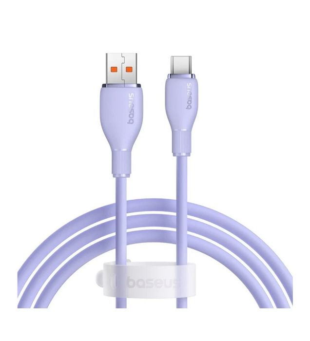 تصویر  کابل شارژ USB به تایپ سی بیسوس مدل Pudding A-C P10355703 طول 1.2 متر تصویر  کابل شارژ USB به تایپ سی بیسوس مدل Pudding A-C P10355703 طول 1.2 متر