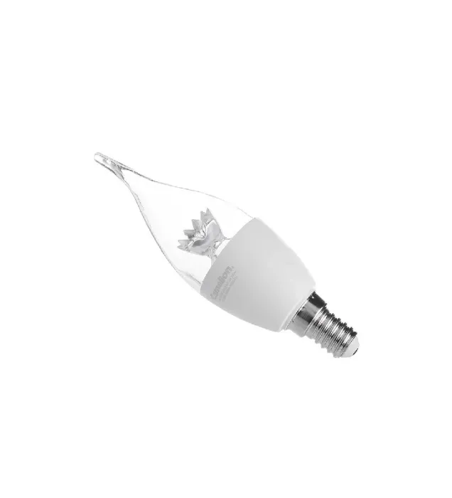 تصویر  لامپ ال ای دی 7 وات کملیون مدل شمعی اشکی کریستالی پایه E14