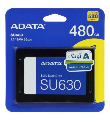 هارد SSD اینترنال ای دیتا مدل Ultimate SU630 ظرفیت 480 گیگابایت