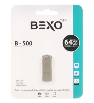 فلش مموری بکسو مدل B-500 USB2.0 ظرفیت 64 گیگابایت