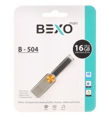 تصویر  فلش مموری بکسو مدل B-504 USB 2.0 ظرفیت 16 گیگابایت