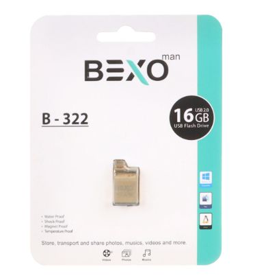 فلش مموری بکسو مدل B-322 USB2.0 ظرفیت 16 گیگابایت