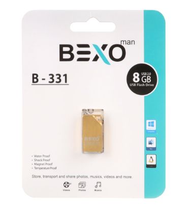 فلش مموری بکسو مدل B-331 USB 2.0 ظرفیت 8 گیگابایت