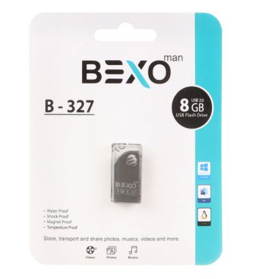 فلش مموری بکسو مدل B-327 USB2.0 ظرفیت 8 گیگابایت