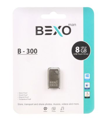 فلش مموری بکسو مدل B-300 USB 2.0 ظرفیت 8 گیگابایت