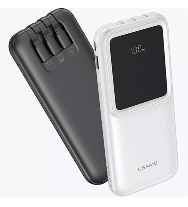 تصویر  پاوربانک یوسامس مدل US-CD193 ظرفیت 10000 میلی آمپر ساعت