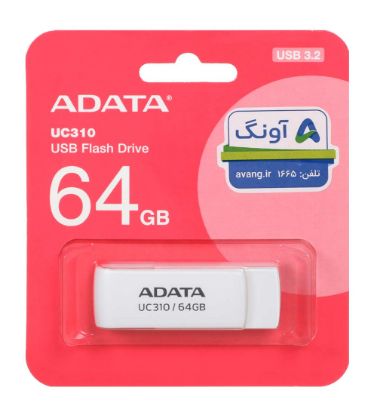 تصویر  فلش مموری ای دیتا مدل UC310 USB 3.2 ظرفیت 64 گیگابایت