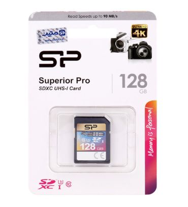 کارت حافظه سیلیکون پاور مدل HC CL10 U3 SP Superior Pro UHS-I 4K ظرفیت 128 گیگابایت