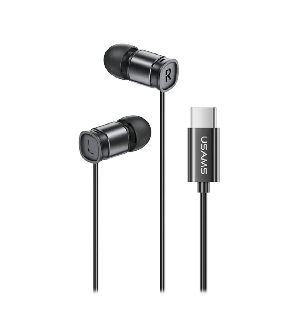 تصویر  هندزفری سیمی تایپ سی یوسامس مدل Ep-46