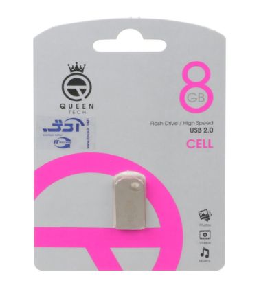 تصویر  فلش مموری کوئین مدل CELL USB2.0 ظرفیت 8 گیگابایت