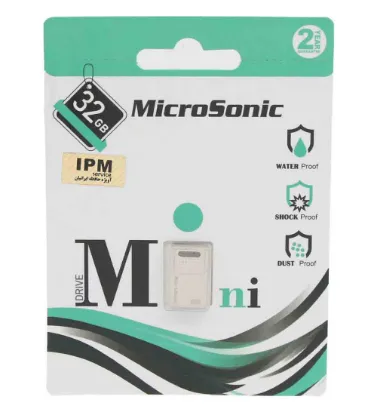 تصویر  فلش مموری میکرو سونیک مدل Mini USB 2.0 ظرفیت 32 گیگابایت