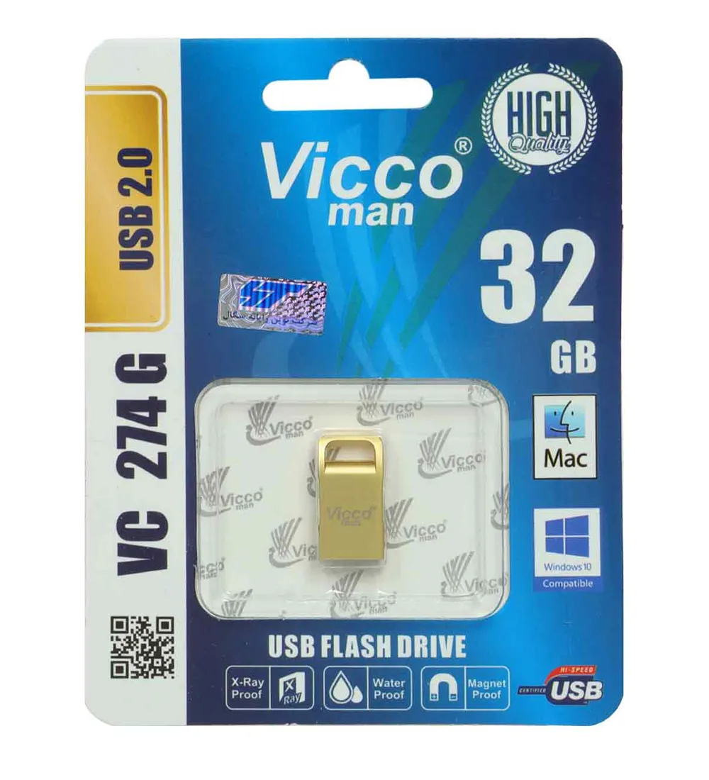 تصویر  فلش مموری ویکومن مدل VC274 G USB 2.0 ظرفیت 32 گیگابایت
