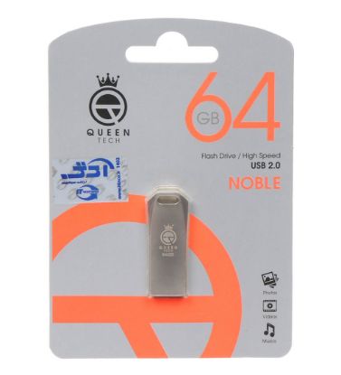 تصویر  فلش مموری کوئین مدل Noble USB2.0 ظرفیت 64 گیگابایت