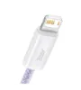 تصویر  کابل تبدیل USB به لایتنینگ باسئوس مدل Dynamic2 A-iP 2.4A CALD040005 طول 1 متر