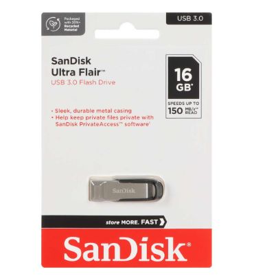 فلش مموری سن دیسک مدل Ultra Flair USB3.0 ظرفیت 16 گیگابایت