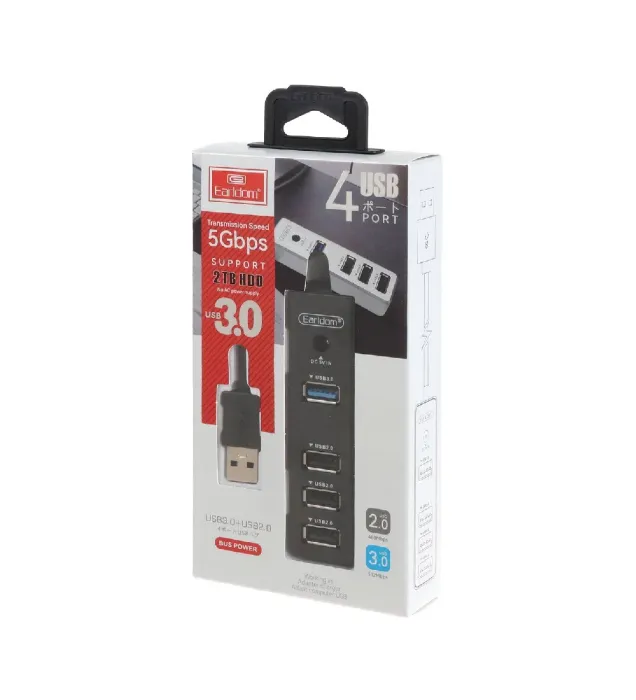 تصویر  هاب 4 پورت ارلدام USB3.0 مدل HUB07