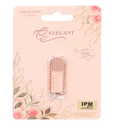 تصویر فلش مموری ایکس انرژی مدل ELEGANT USB3.1 ظرفیت 32 گیگابایت