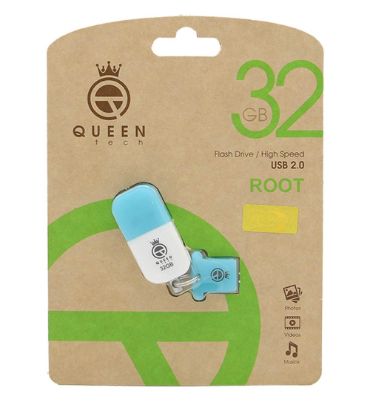 فلش مموری کوئین مدل Root USB 2.0 ظرفیت 32 گیگابایت