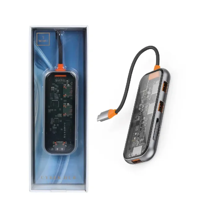 تصویر  هاب 5 پورت ویوو Type-C مدل CB005