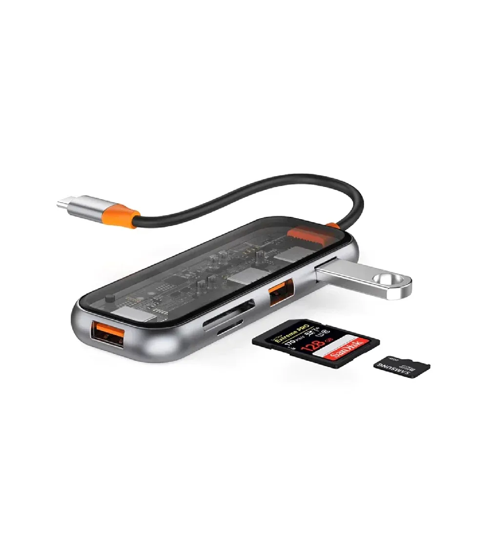 تصویر  هاب 5 پورت ویوو Type-C مدل CB005