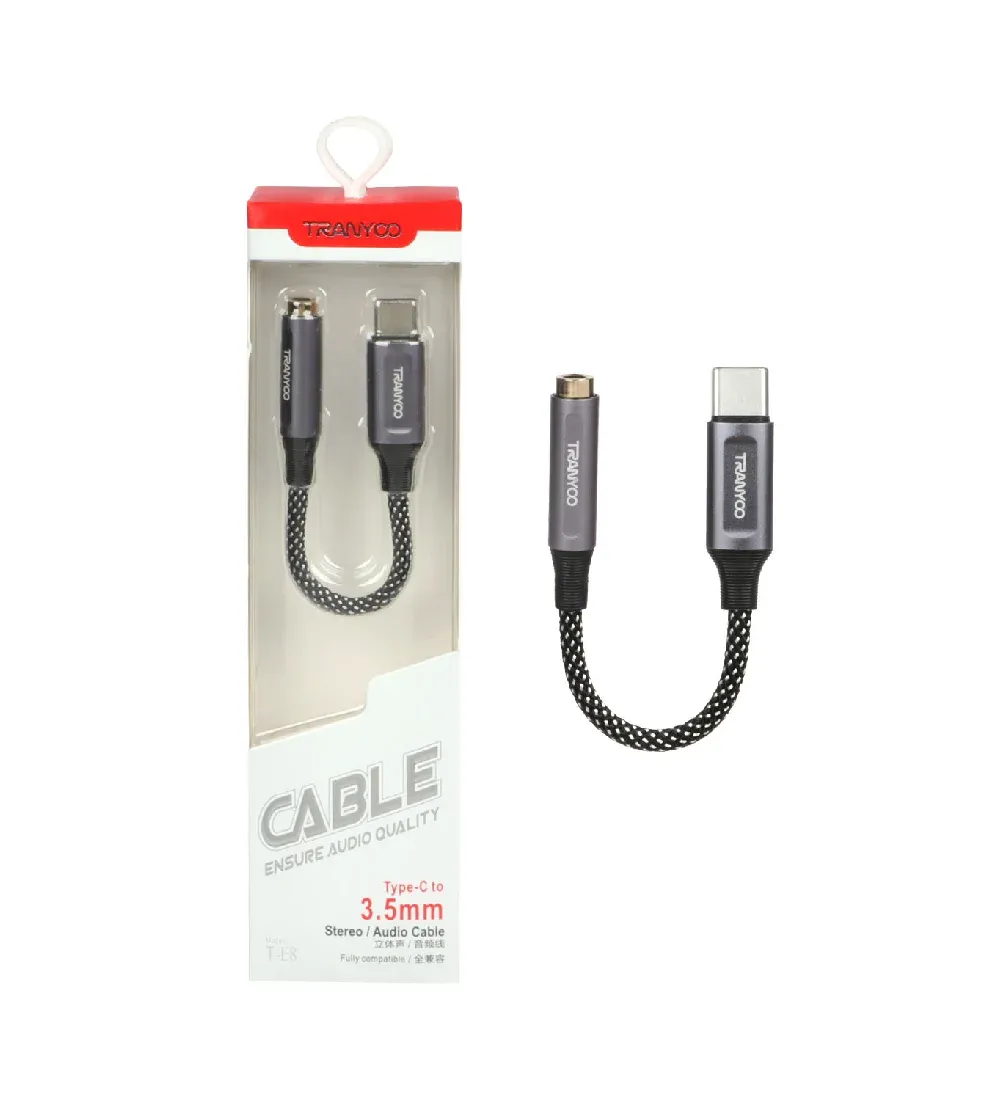 تصویر  تبدیل Type-C به AUX ترانیو مدل T-E8