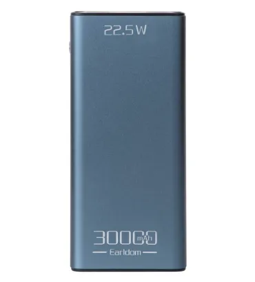 تصویر پاور بانک ارلدام 22.5W مدل PD36 ظرفیت 30000 میلی آمپر ساعت