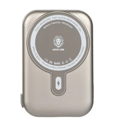 تصویر  پاوربانک گرین لاین 20W مدل GNMGP10KPBTI ظرفیت 10000 میلی آمپر ساعت