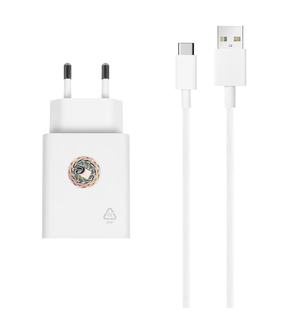 تصویر  شارژر دیواری سرکارتنی فست تک پورت شیائومی مدل MDY-11-EP 22W به همراه کابل Type-C